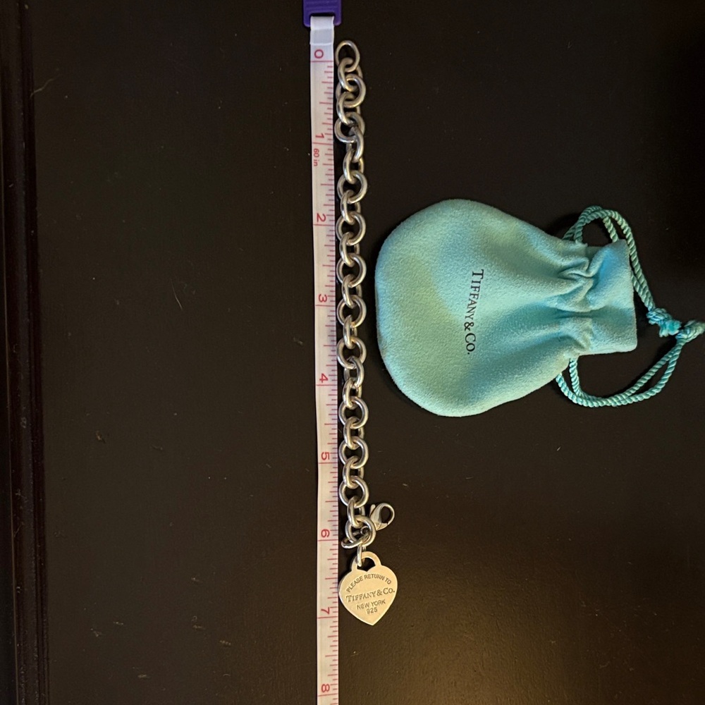 Tiffany & Co. Silver Heart Tag Bracelet